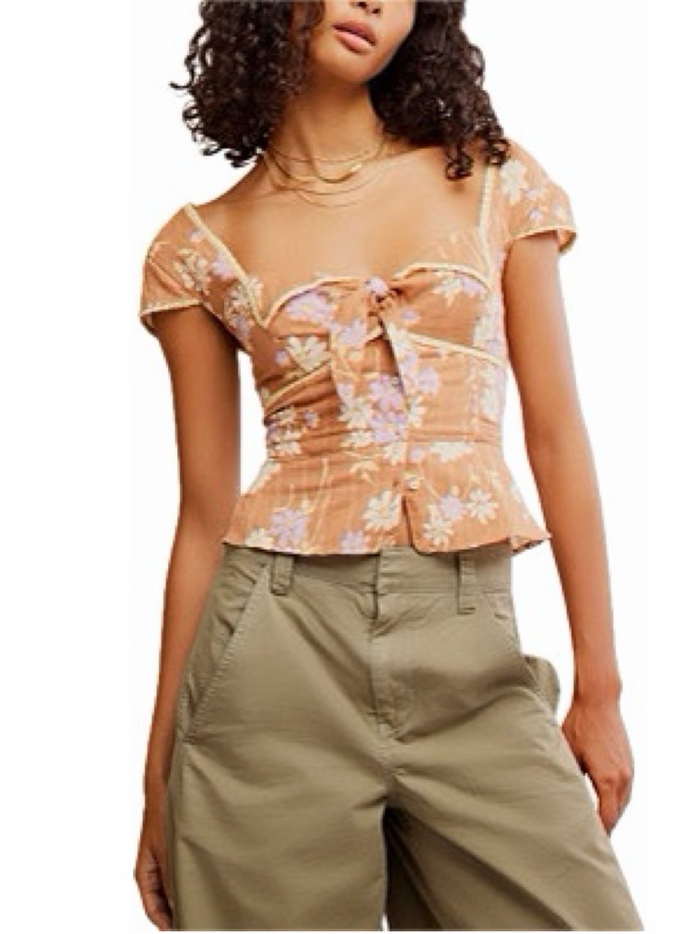 Free People |  Call Me Baby Blouse NWT